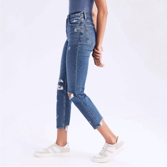 Abercrombie & Fitch High Rise Mom Jeans Size 27/4 - Picture 3 of 9